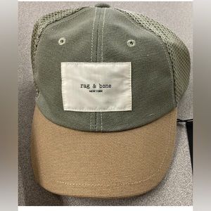 Rag And Bone Addison Baseball Cap Dusty Sage